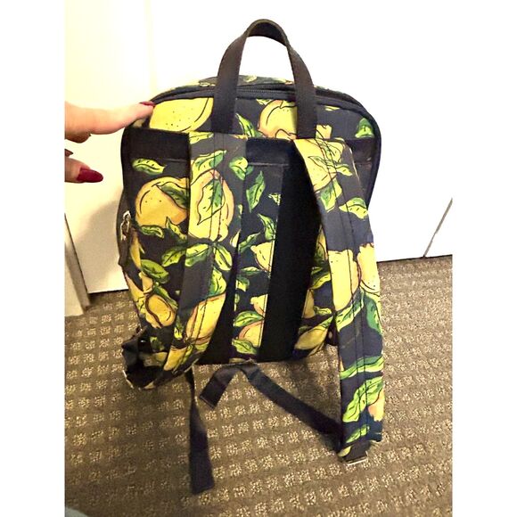 Patricia Nash Lemon Print Backpack - Picture 10 of 12